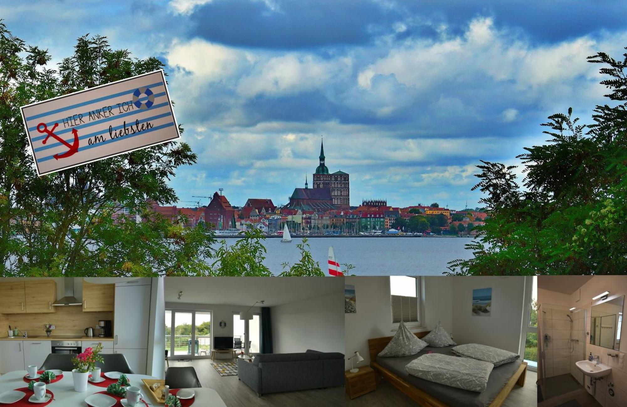 Ferienwohnung Sundueberblick - 150 Meter Zum Strand Altefähr Exterior foto